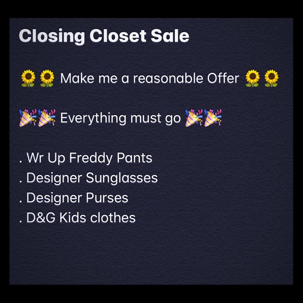 🌻🌻Closing closet Sale 🌻🌻